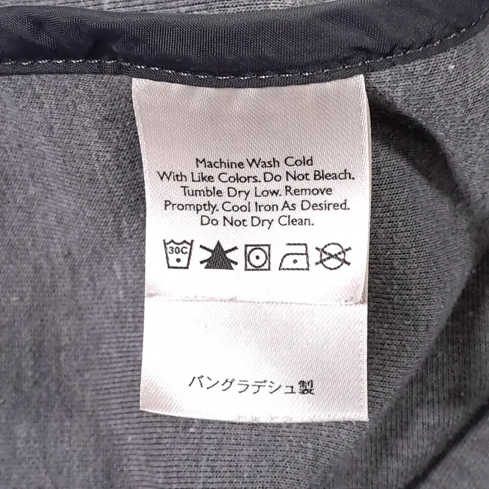Eddie Bauer Lightweight Lined Jacket Men L Large Gray Full Zip
